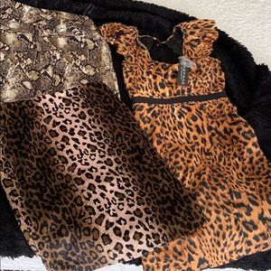 Bundle of animal print for work